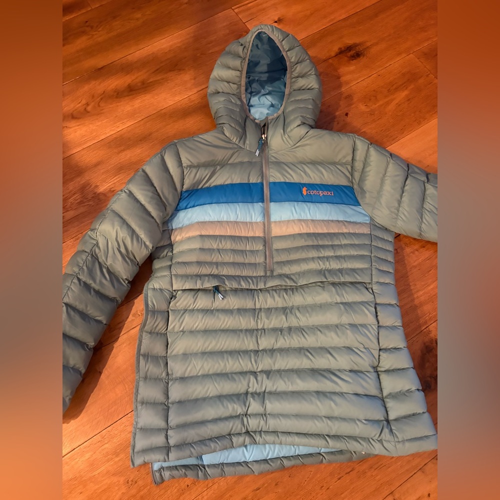 Cotopaxi Light Blue and Gray Jacket